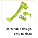3 PCS Plastic Hand-Cranked Rotary Grater Chocolate Cheese Multi-Function Planer(Green)