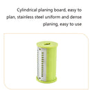 3 PCS Plastic Hand-Cranked Rotary Grater Chocolate Cheese Multi-Function Planer(Green)