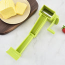 3 PCS Plastic Hand-Cranked Rotary Grater Chocolate Cheese Multi-Function Planer(Green)