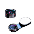 Wide Angle + Macro + Fill Light Mobile Phone Lens Professional Shooting External HD Camera Set