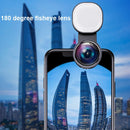 Wide Angle + Macro + Fill Light Mobile Phone Lens Professional Shooting External HD Camera Set