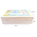 Wooden Simulation DIY Children Cartoon Toolbox Toys Play House Early Education Toys