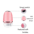 E001 Home Multifunctional Rotary Cleansing Apparatus Vibration Massage Facial Washing Apparatus(Pink)