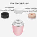 E001 Home Multifunctional Rotary Cleansing Apparatus Vibration Massage Facial Washing Apparatus(White)