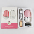 E001 Home Multifunctional Rotary Cleansing Apparatus Vibration Massage Facial Washing Apparatus(Pink)