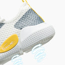 Spring Breathable Running Shoes Couple Models Student Casual Shoes Flying Woven Sports Shoes, Size: 41(Yellow)