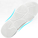 Spring Breathable Running Shoes Couple Models Student Casual Shoes Flying Woven Sports Shoes, Size: 42(White)