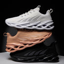 Breathable Fly Woven Mesh Shoes Men Casual Sports Running Shoes, Size: 43(Black)