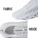 Breathable Fly Woven Mesh Shoes Men Casual Sports Running Shoes, Size: 43(Black)