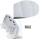 Breathable Fly Woven Mesh Shoes Men Casual Sports Running Shoes, Size: 43(Black)