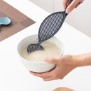 10 PCS Household Rice Scoop Drainer Does Not Hurt The Hand Washing Rice Sieve(Gray)
