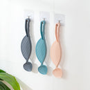10 PCS Household Rice Scoop Drainer Does Not Hurt The Hand Washing Rice Sieve(Blue)