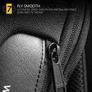 WEIXIER 9529 Chest Bag Men Canvas Casual Anti-theft One-Shoulder Bag(Black)