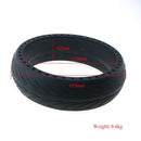 Electric Scooter Aluminum Wheel + Shock-Absorbing Rubber Honeycomb Tire Set For Ninebot ES1 / ES2 / ES3 / ES4