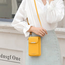 T6035 Multifunctional Lady Shoulder Bag Mini Messenger Mobile Phone Bag(Pink)