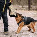 Dog Training Black-Edged Rough-Grained Jute Fluttering Sleeves Protector