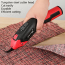 YOURTOOLS Y4005 12W Charging Version Tungsten Steel Electric Scissors Clothing Leather Carpet Trimming Scissors, Battery Capacity: 2500mAh (Gray)