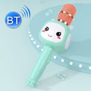 QT-6006 Children Singing Machine With Microphone Integrated Wireless Household Microphone Toy(Green)