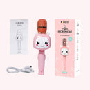 QT-6006 Children Singing Machine With Microphone Integrated Wireless Household Microphone Toy(Green)