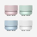 Portable Handheld Desktop Vacuum Cleaner Home Office Wireless Mini Car Cleaner, Colour: Sky Blue USB Charging