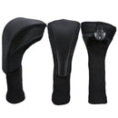 3 in 1 No.1 / No.3 / No.5 Clubs Protective Cover Golf Club Head Cover(Blue)