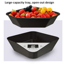 5kg/1g Kitchen Electronic Scale Coffee Scales Baking Food Scale Pallet Scale Pet Scale(White Yellow)
