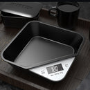 5kg/1g Kitchen Electronic Scale Coffee Scales Baking Food Scale Pallet Scale Pet Scale(Black)