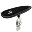 50kg/0.05kg Baggage Scales Portable Luggage Scales Express Package Scales Hand-Held Electronic Scale(Black + Gray Weaving)