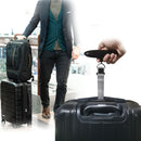50kg/0.05kg Baggage Scales Portable Luggage Scales Express Package Scales Hand-Held Electronic Scale(Black + Gray Weaving)