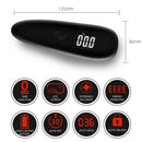 50kg/0.05kg Baggage Scales Portable Luggage Scales Express Package Scales Hand-Held Electronic Scale(Black + Gray Weaving)