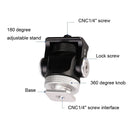 180 Degree Swing Mini Tripod Ball-Head Bracket Cold Shoe Mount 1/4 inch Screw Adapter
