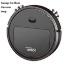 Household Automatic Smart Charging Sweeping Robot, Specification: 3 in 1ï¼ˆBlackï¼‰