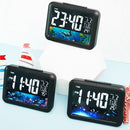 Color Screen Children Electronic Alarm Clock LCD Bedside Alarm Clock(Black Shell Turtle)