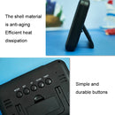 Color Screen Children Electronic Alarm Clock LCD Bedside Alarm Clock(Black Whale)
