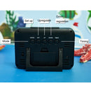 Color Screen Children Electronic Alarm Clock LCD Bedside Alarm Clock(Black Shell Turtle)