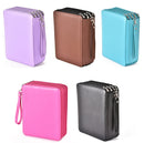 184 Hole Art Storage Pencil Case Multicolor Sketch Pen Color Lead Large Capacity Stationery Box(Lake Blue)