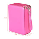 184 Hole Art Storage Pencil Case Multicolor Sketch Pen Color Lead Large Capacity Stationery Box(Black)