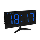 6615A LED Electronic Clock Smart Digital Table Clock(Blue)