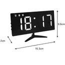 6615A LED Electronic Clock Smart Digital Table Clock(White)