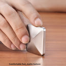 Desktop Kinetic Energy To Vent Stress Relief Fingertip Spinner Toy, Style: Aluminum Alloy Quadrilateral Gold