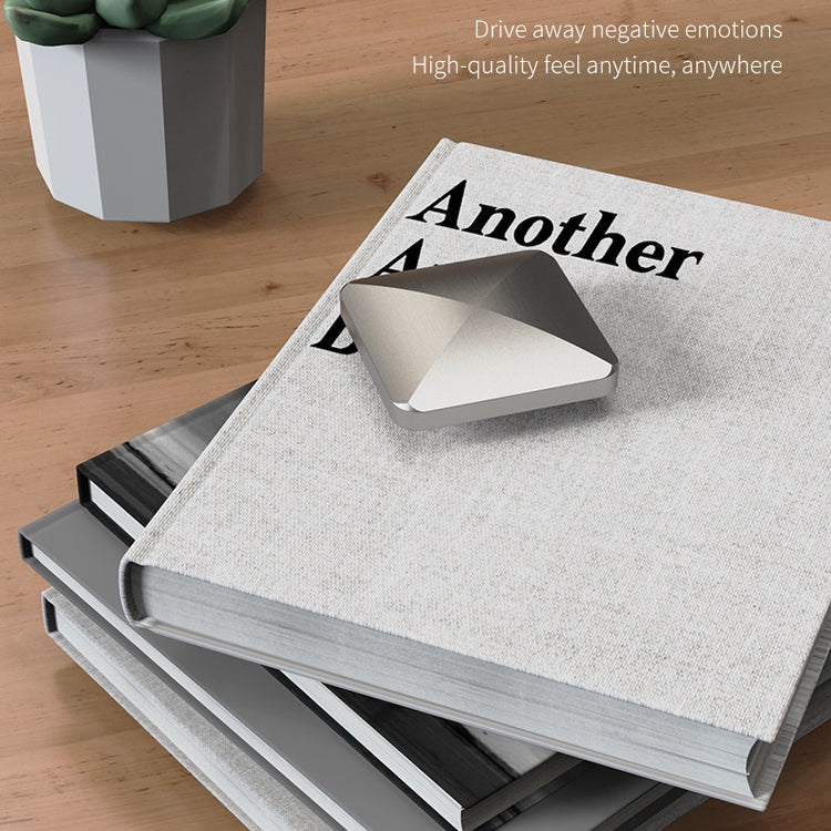 Desktop Kinetic Energy To Vent Stress Relief Fingertip Spinner Toy, Style: Aluminum Alloy Hexagon Gold