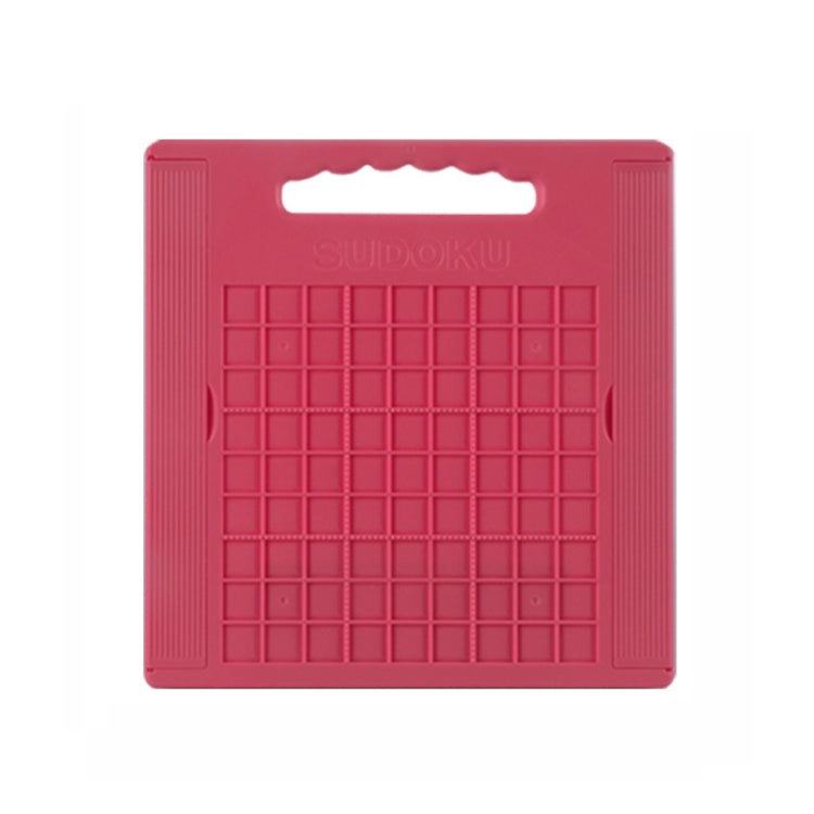 Children Game Chess Portable Storage Box Parent-Child Interaction Decompression Puzzle Board Game Toy(Red)