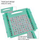 Children Game Chess Portable Storage Box Parent-Child Interaction Decompression Puzzle Board Game Toy(Red)