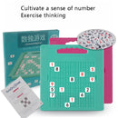 Children Game Chess Portable Storage Box Parent-Child Interaction Decompression Puzzle Board Game Toy(Red)