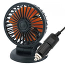 F409 Car Fan General Car Shaking Head Fan(Cigarette Lighter Port 24V)