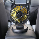 F409 Car Fan General Car Shaking Head Fan(Cigarette Lighter Port 24V)