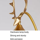 LED Glass Wall Bedroom Bedside Lamp Living Room Study Staircase Wall Lamp, Power source: Without Light Bulb(6107 Golden Water Grain Light)