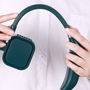 G2 Hanging Neck Leafless Fan Outdoor Student Sports Mini USB Silent Fan, Colour: 4000MAH Night Green