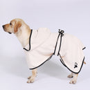 Dog Water Absorbing Towel Cat Bath Towel Bathrobes Pet Supplies S(Beige)