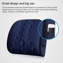 Lumbar Cushion Office Maternity Seat Cushion Car Lumbar Memory Foam Lumbar Pillow,Style: 3D (Gray)
